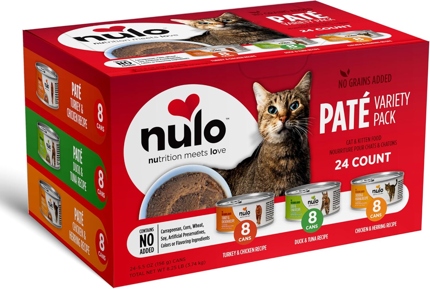 Nulo Freestyle Grain-Free Cat & Kitten Wet Pate Canned Food