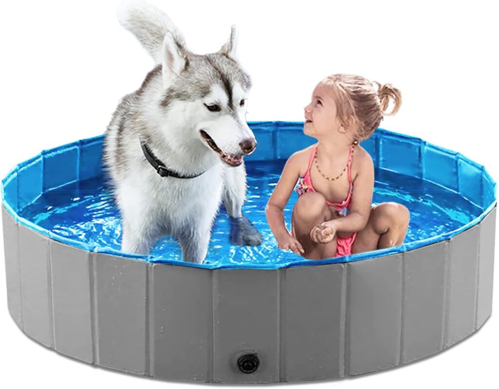 Jasonwell Foldable Dog Pet Bath Pool