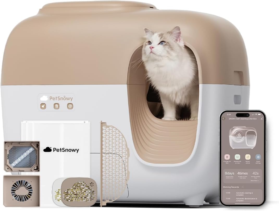 PetSnowy Snow Self-Cleaning Litter Box